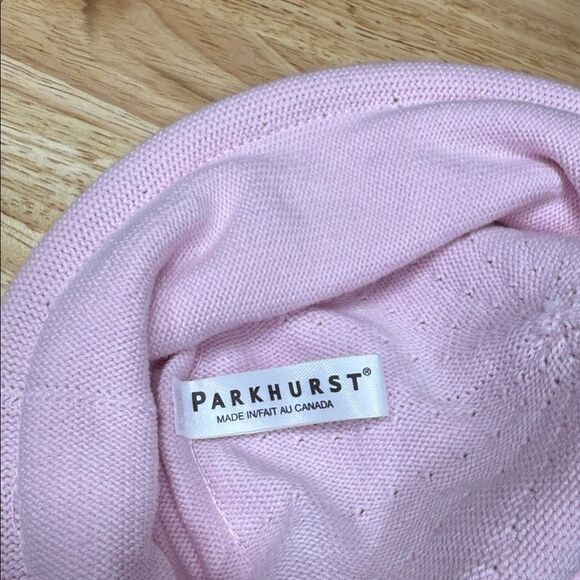 Vintage Elegant Pink Women's Hat with Floral Detail - Picture 4 of 5